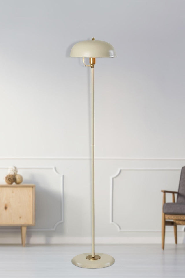 Venus Cream-yellow Metal Body Design Floor Lighting Lux Floor Lamp - Swordslife