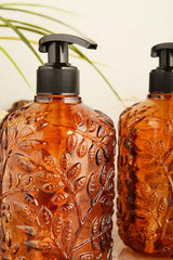 Venus Glass Liquid Soap Dispenser 2-amber