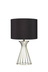 Veronika Modern String Fabric Lampshade Table Lamp - Swordslife