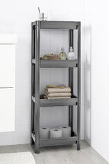 Vesken 3 Section Bathroom Shelf Unit Anthracite