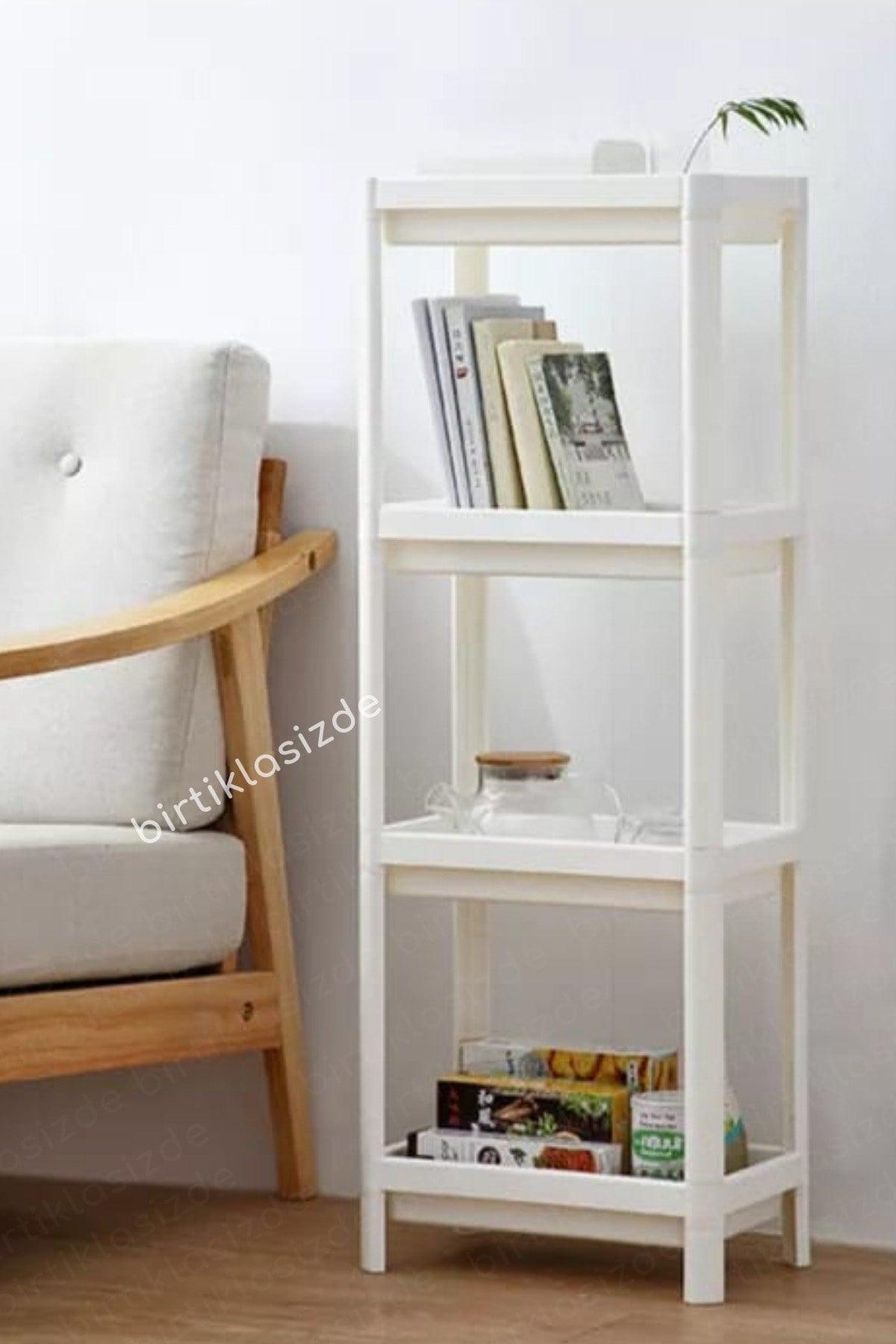 Vesken 4 Tiers Bathroom Shelf Kitchen Shelf Balcony