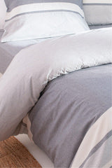 Viento Duvet Cover Set Cotton Polyester Gray Anthracite Pieced Gray Oversized 9514a - Swordslife