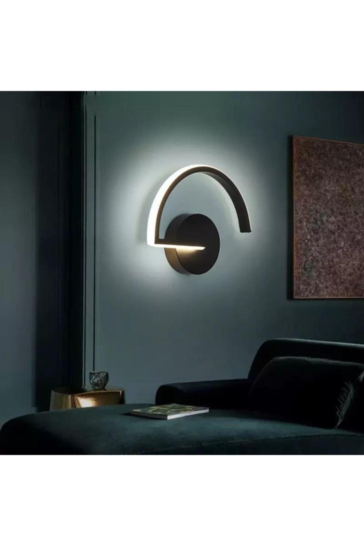 Vigo Black Architectural Style White Led Sconce - Swordslife