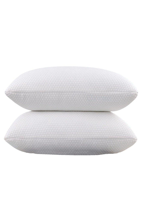 Visco Pillow Orthopedic Antiperspirant 2 Pcs Visco Sleep Pillow Premium Covered 100% Visco Sponge - Swordslife