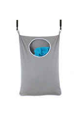 Waschen Koffer Gray Dirty Laundry Basket Net Foldable Toy Storage Basket Net Behind the Door - Swordslife