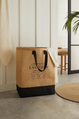 Jute Laundry Bag With Waterproof Base // 40x25x55 - Swordslife