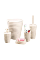 Welle Bathroom Set of 5-beige - Swordslife