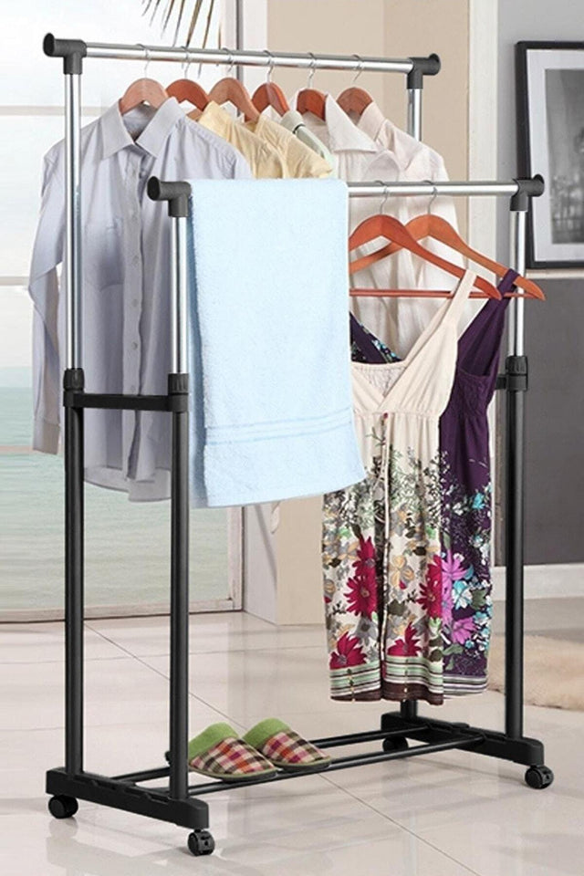 Wheeled Clothes Hanger Garment Hanger