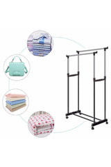 Wheeled Clothes Hanger Garment Hanger