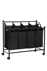 Wheeled Laundry Basket 4 Pcs. 3074 - Swordslife