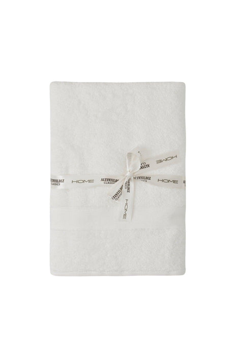 White 100% Cotton Bath Towel 70x140 Cm