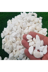 White Dolomite Stone 10 Kg 1-2 Cm River Stone Pebble Stone Garden Ornamental Stone Potted Terrarium Stone Aquarium Stone - Swordslife