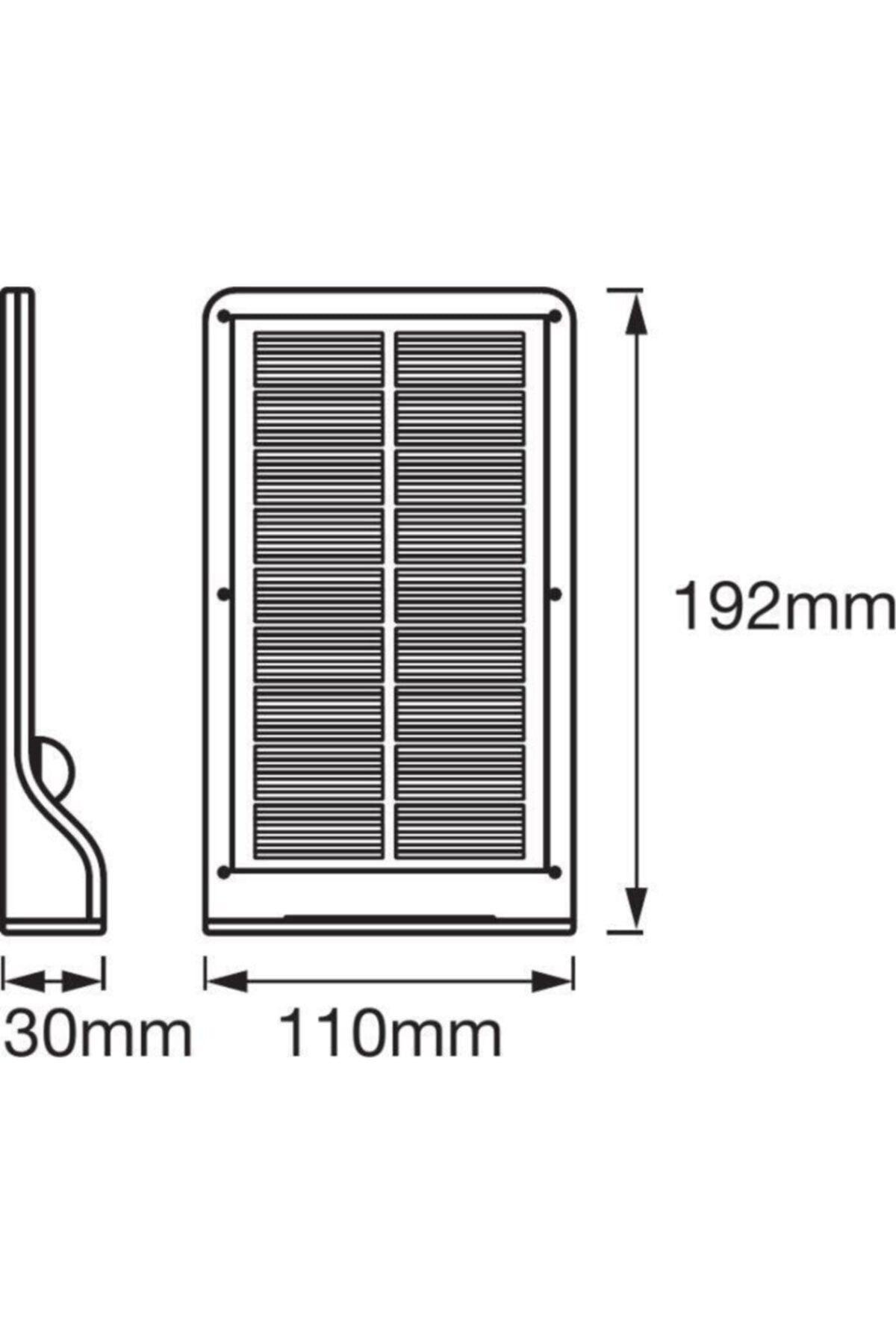 White Doorled Solar 3 with Solar Sensor