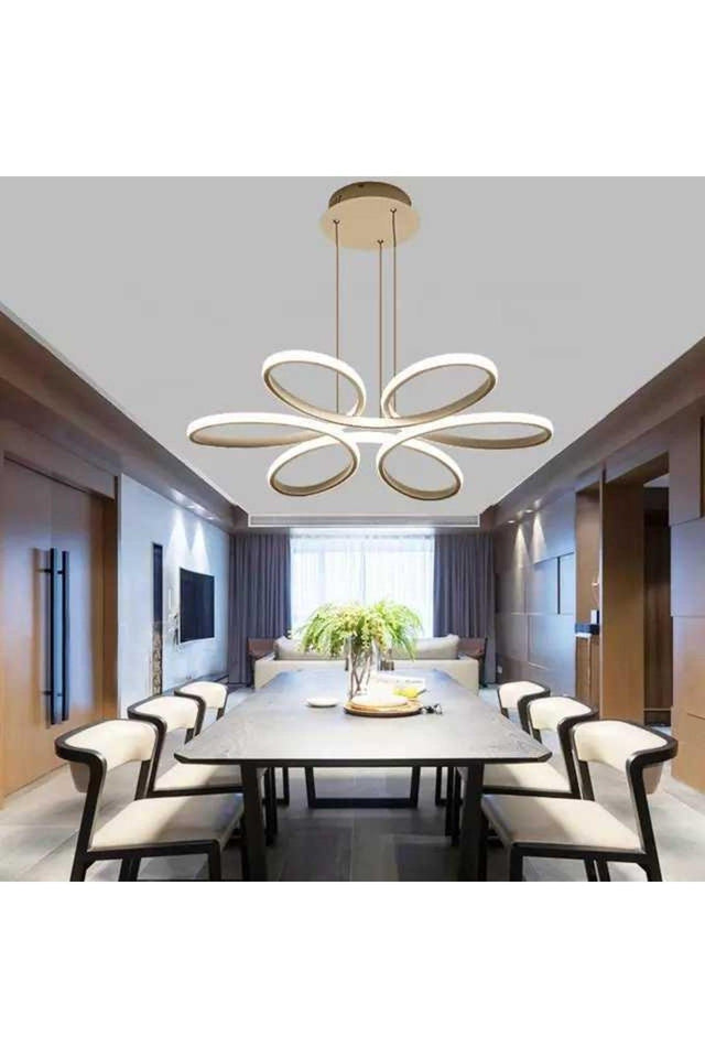 White Led Modern Sport Chandelier Stella - Swordslife