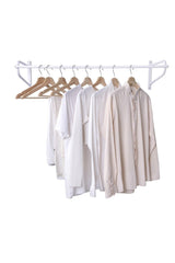 White Metal Wall Mounted Hanger Clothes Hanger Garment Hanger Wall Hanger Clothes Hanger - Swordslife