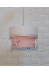 White Pink Strip Ornate Kids Room Baby Room Chandelier Pendant Cake - Swordslife