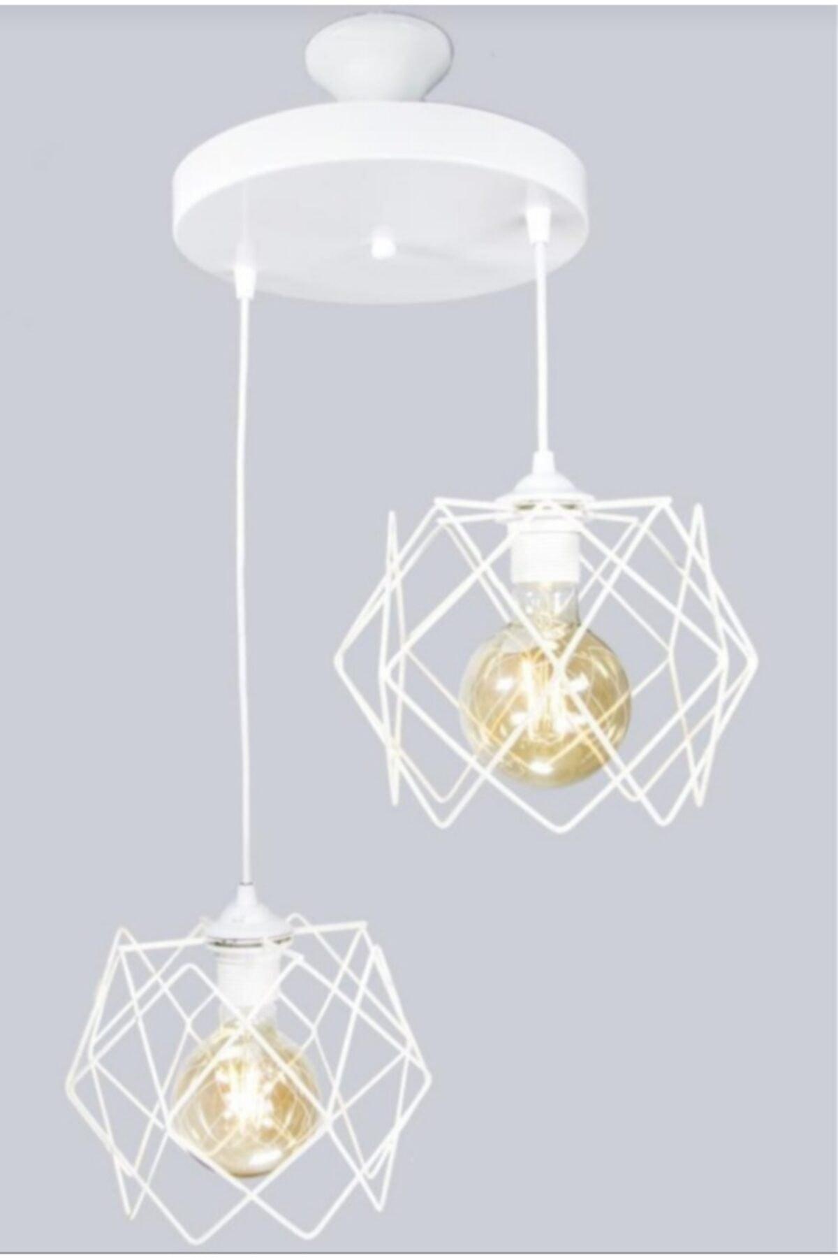 White Prism 2 Chandelier - Swordslife