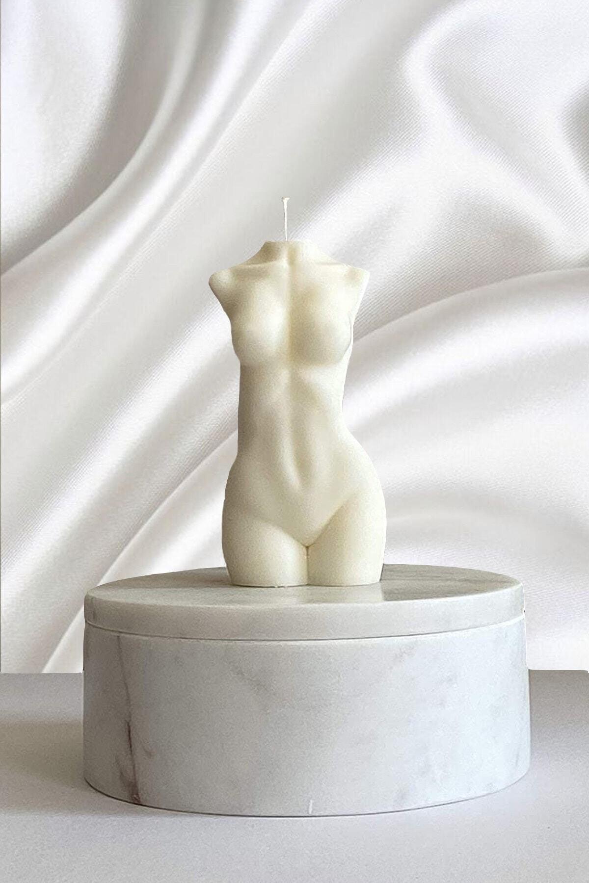 White Scented Venus Female Decorative Body Candle - 10 Cm - Swordslife