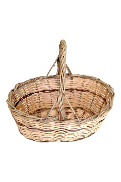 Straw Reed Bamboo Basket Organizer