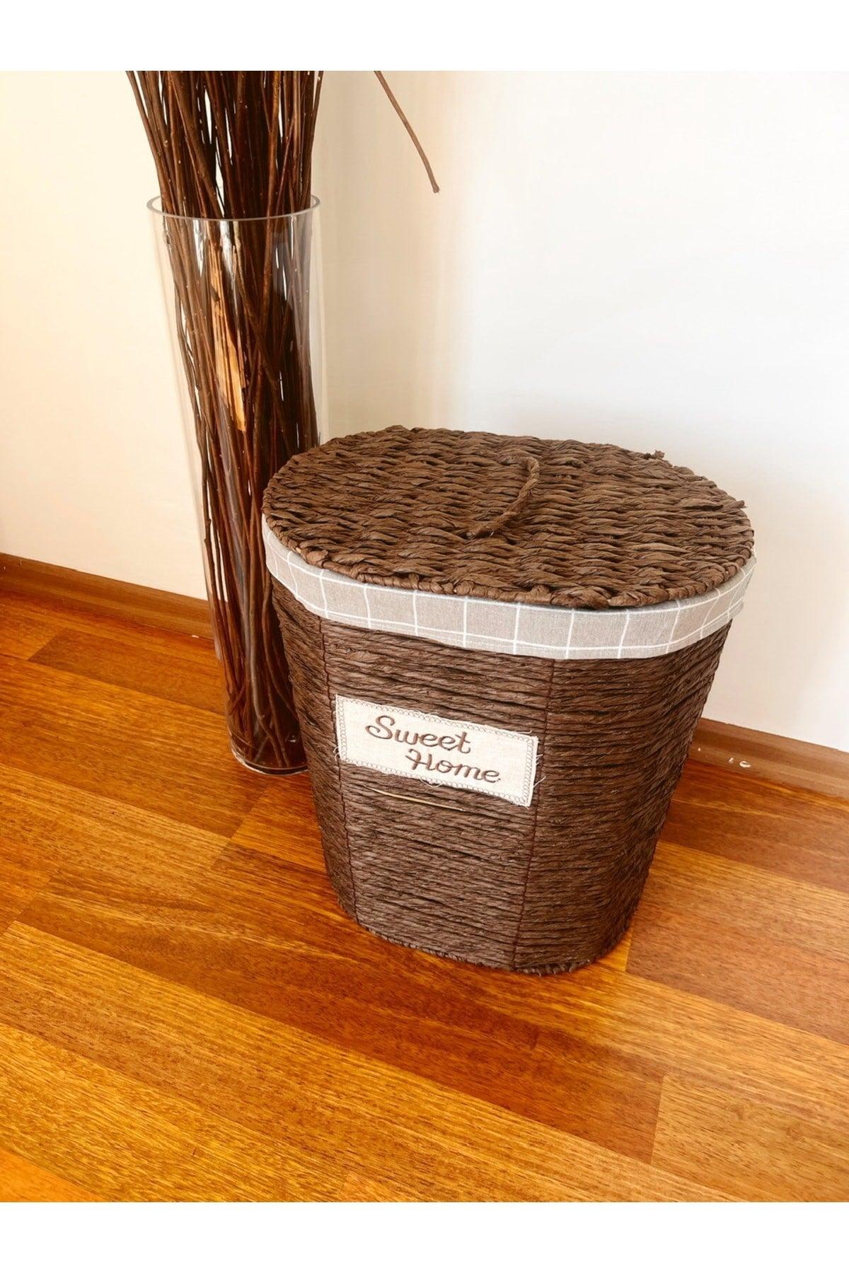 Wicker Sturdy Medium Laundry Basket - Swordslife