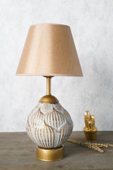 Galet Lampshade Gray Gold - Swordslife