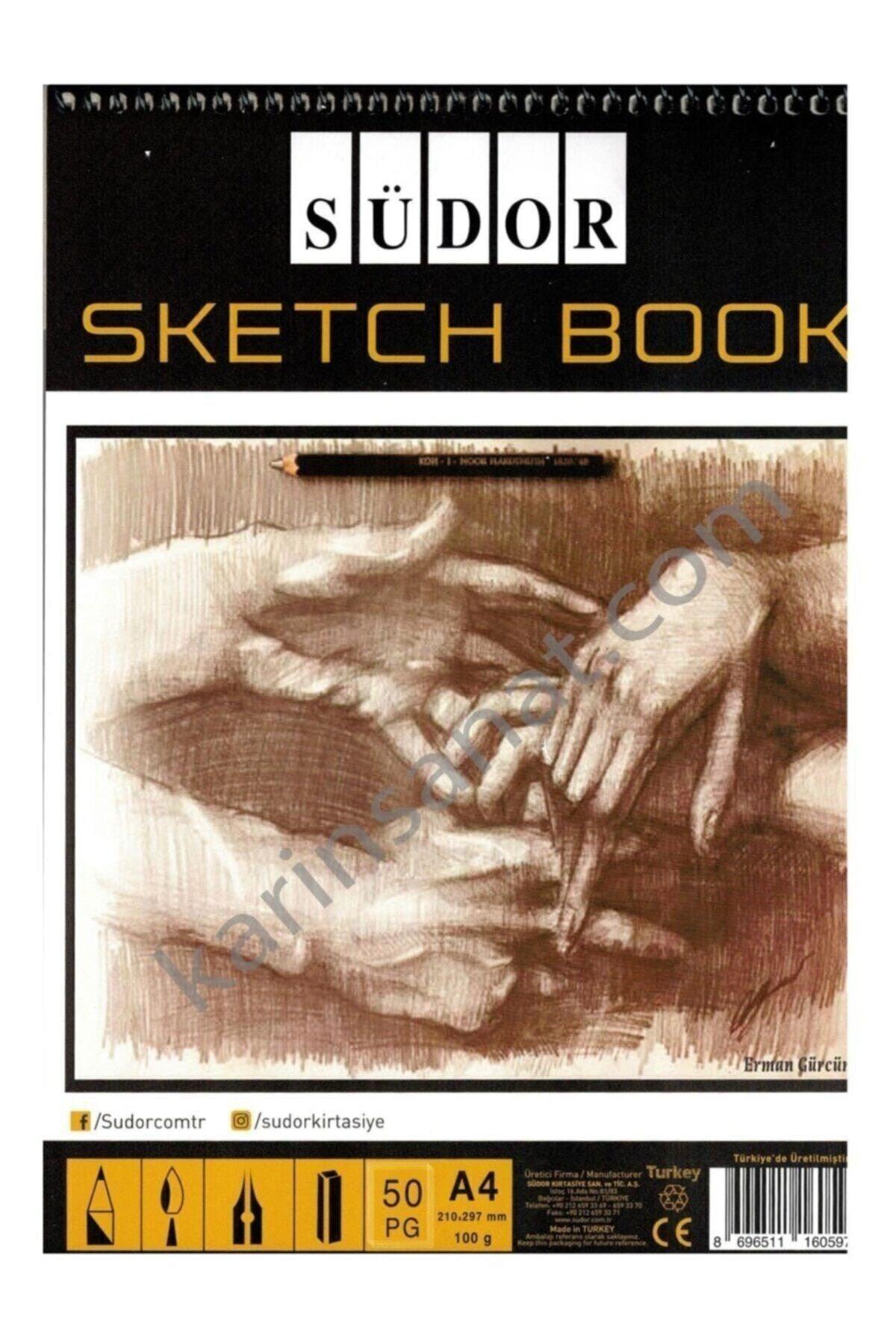 Wired Sketchbook A4 100 Gr 50 Yp