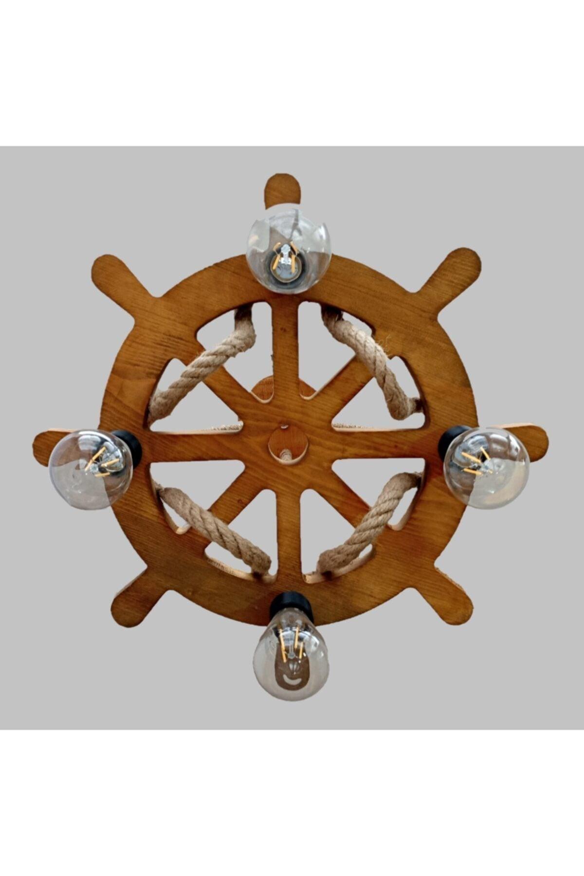 Wooden Chandelier Rudder - Swordslife