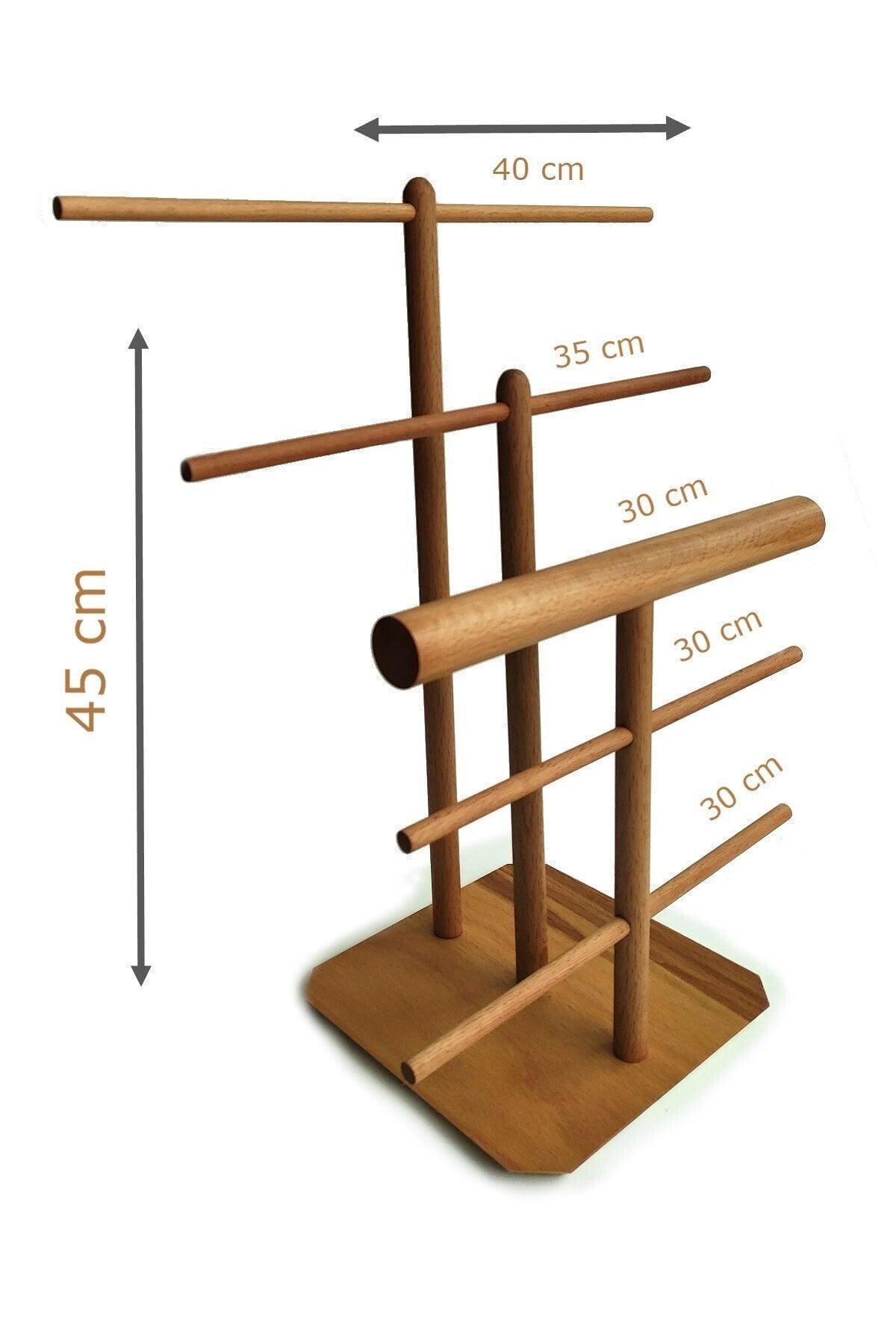 Wooden Jewelry Hanger Organizer 45 cm - Swordslife