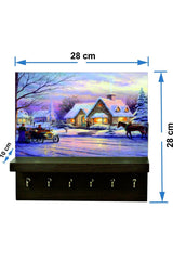Wooden Key Holder Key Hanger Rack Decorative Door Back Key Hanger Rack - Swordslife