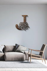 Wooden Letter J Decorative Painting - Swordslife