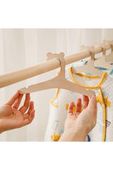 Wooden Mdf Child Hanger 7 Pieces Baby Hanger Hanger - Swordslife