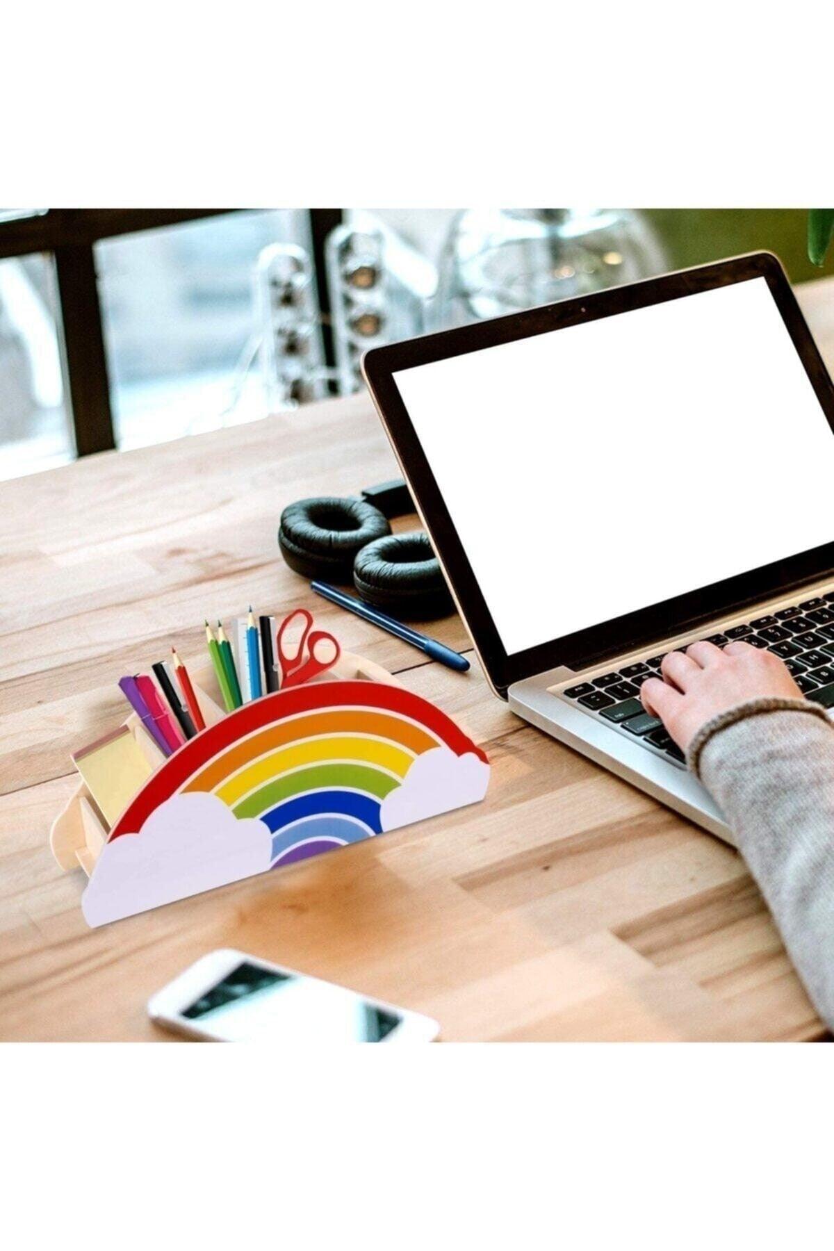 Wooden Rainbow Desktop For Kids