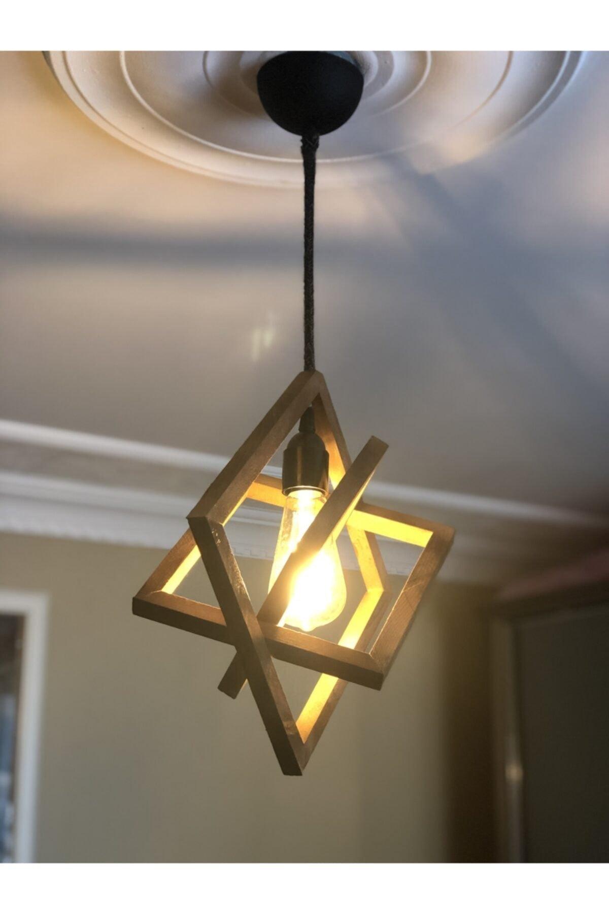 Wooden Single Chandelier - Swordslife