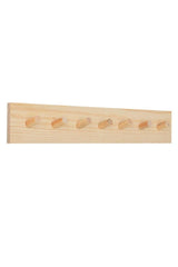 Wooden Wall Mounted 7 Lid Hanger