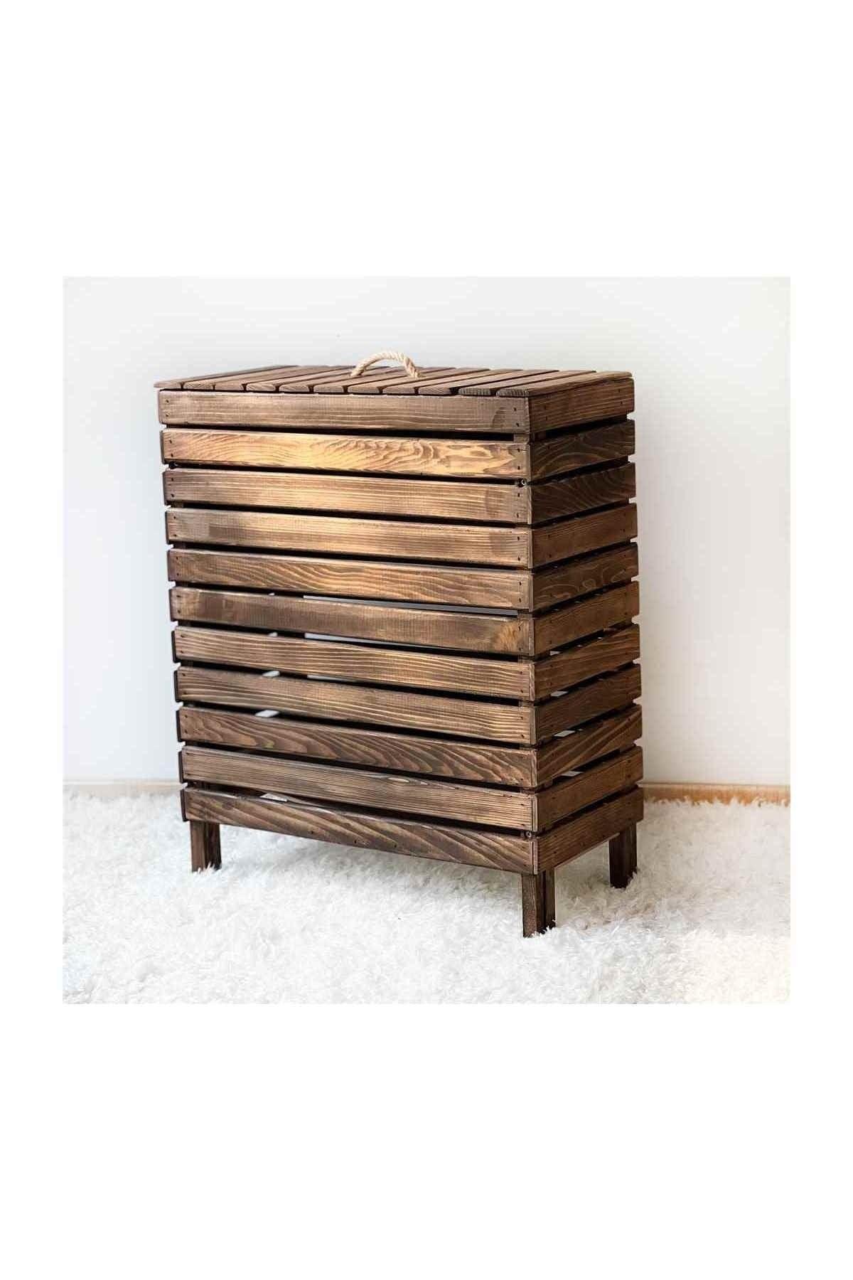 Wooden Laundry Basket