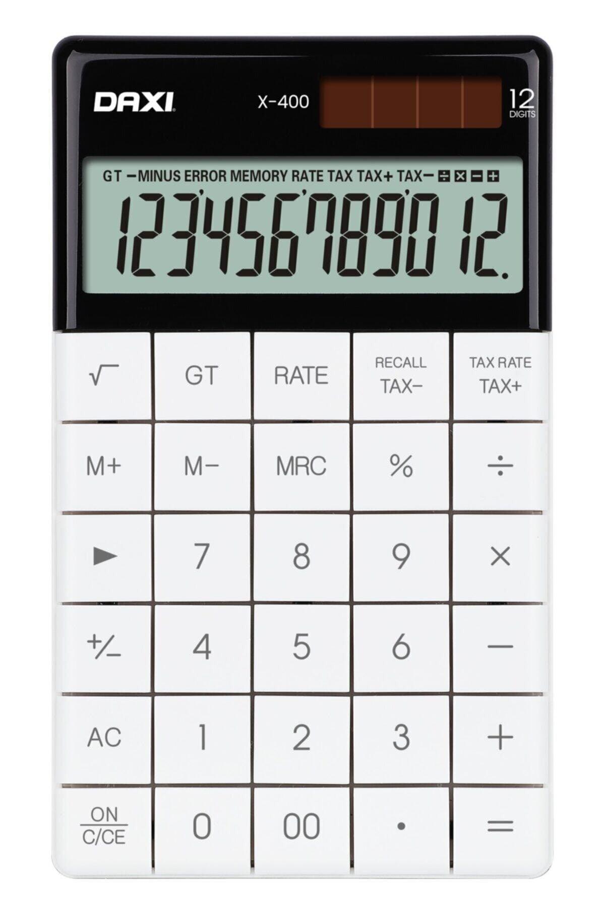 X-400 Desktop Calculator Black