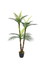 Artificial Tree Areka Palm 3 Layers 3 Branches 18 Leaves 130cm Indoor Flower Artificial Flower - Swordslife