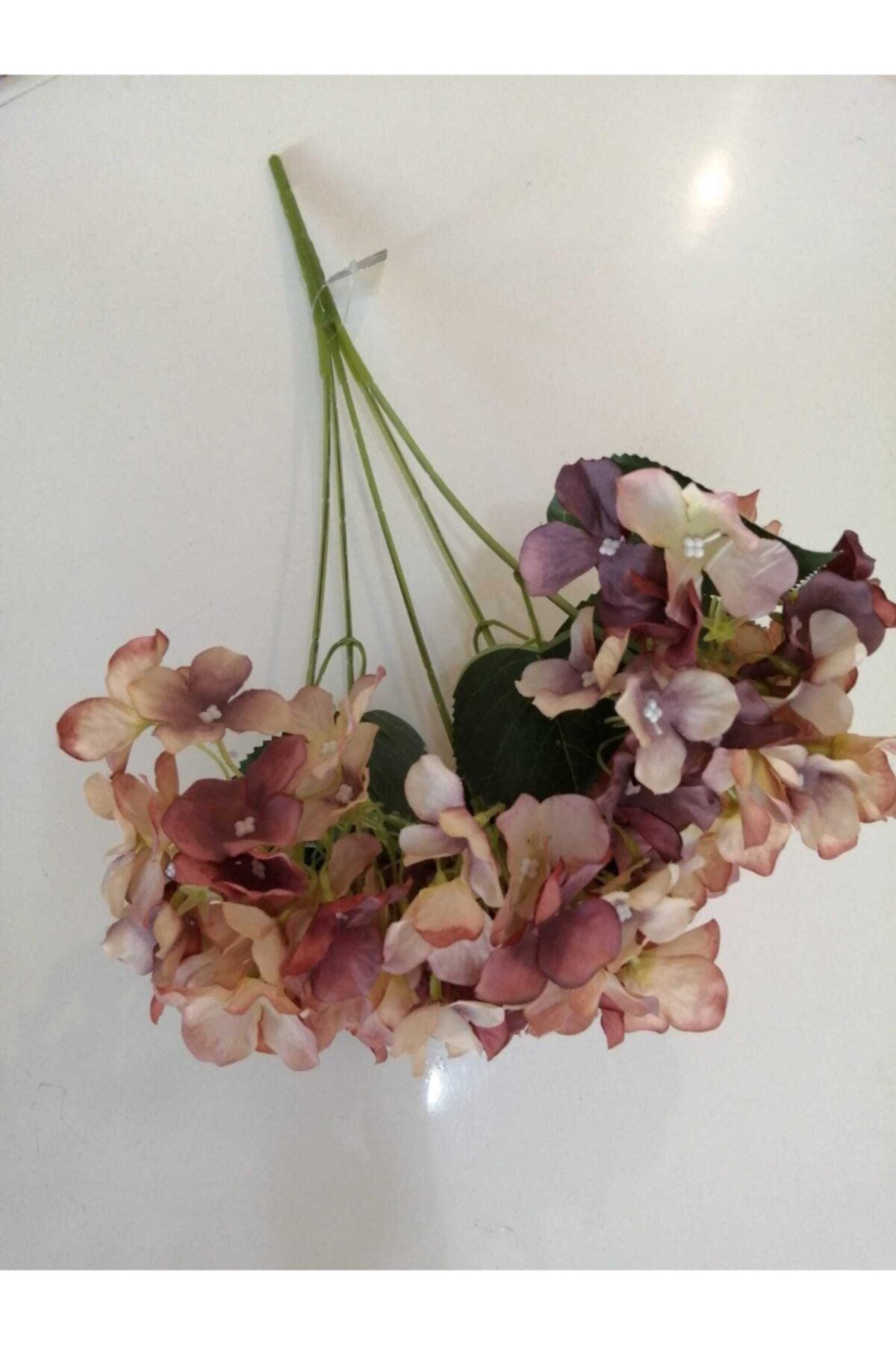 Artificial Flower Pastel Hydrangea Bunch - Swordslife