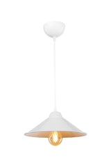 Maya Single Pendant Lamp White - Swordslife