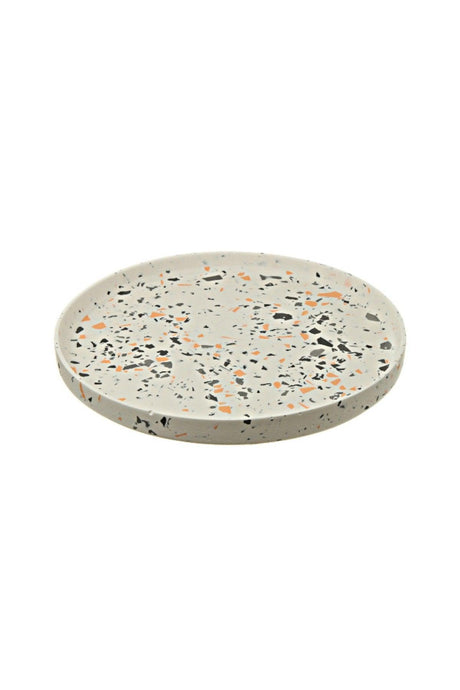 Round Terrazo Plate 27 Cm (1501) - Swordslife