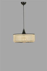 Zack Single Rattan Pendant Lamp Fabs - Swordslife