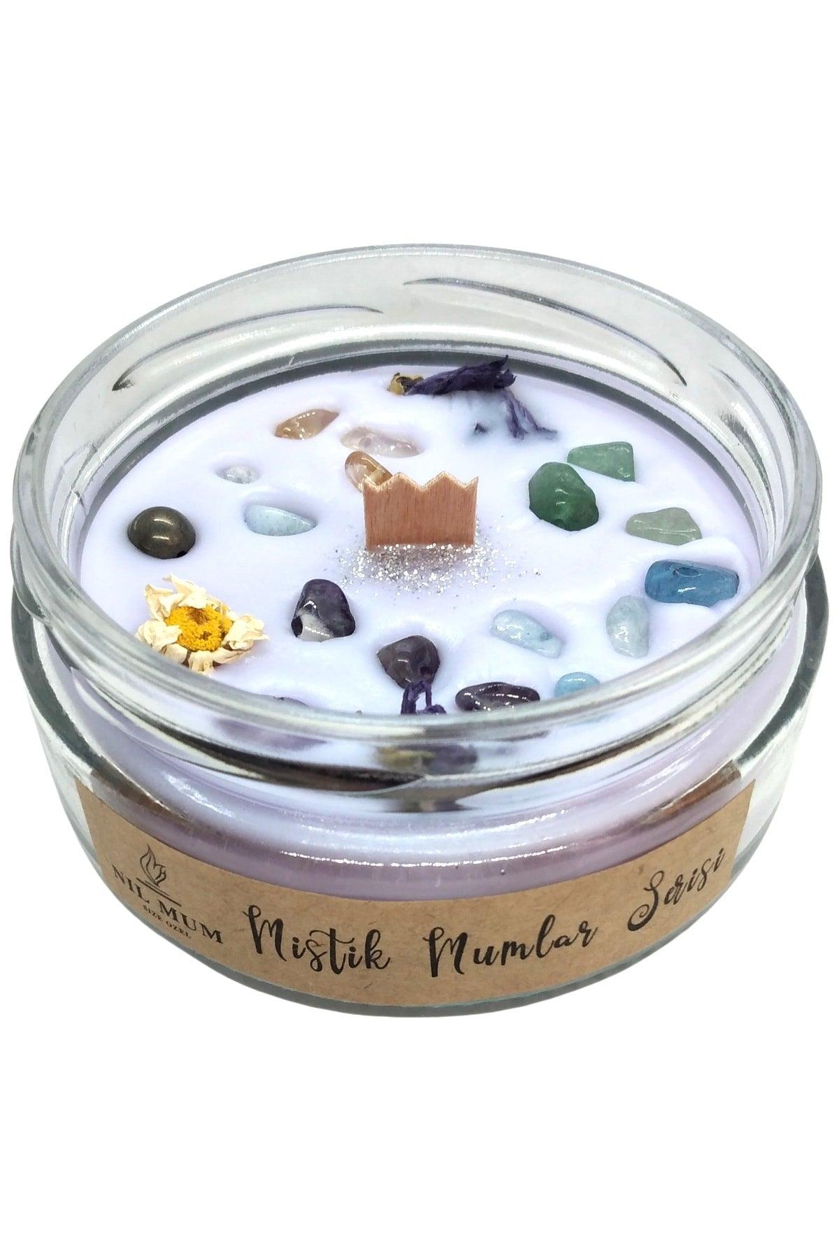 Wealth Abundance Abundance Soy Wax with Natural Stone 240 gr - Swordslife