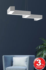 Zigzag Gray Case, Modern Led Chandelier With White Light Led - Swordslife