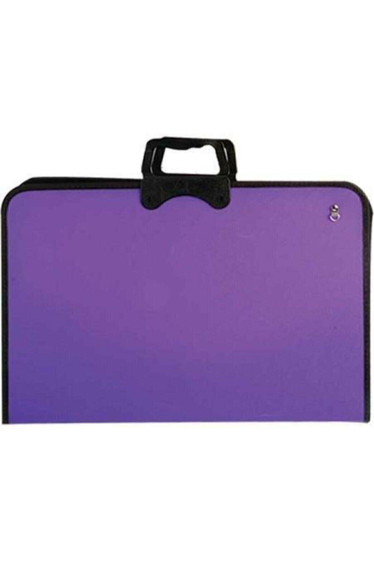 Zippered Picture-project Bag 37x54 Cm Purple