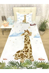 Giraffe Safari Patterned Bedspread and Pillowcase - Swordslife